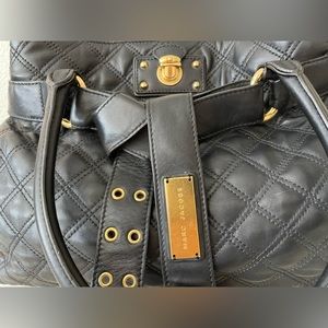 Marc Jacobs, authentic quilted black leather handbag